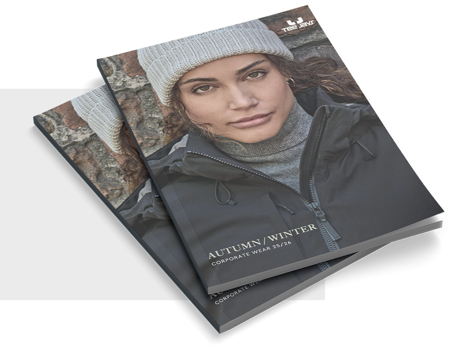 LOGOMOTIF _ mockup magazines - TEEJAYS CORPORATE WEAR FW 2026 - HD